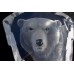 Mats Jonasson Polar Bear Head Crystal Sweden Sculpture #2061   223103468788